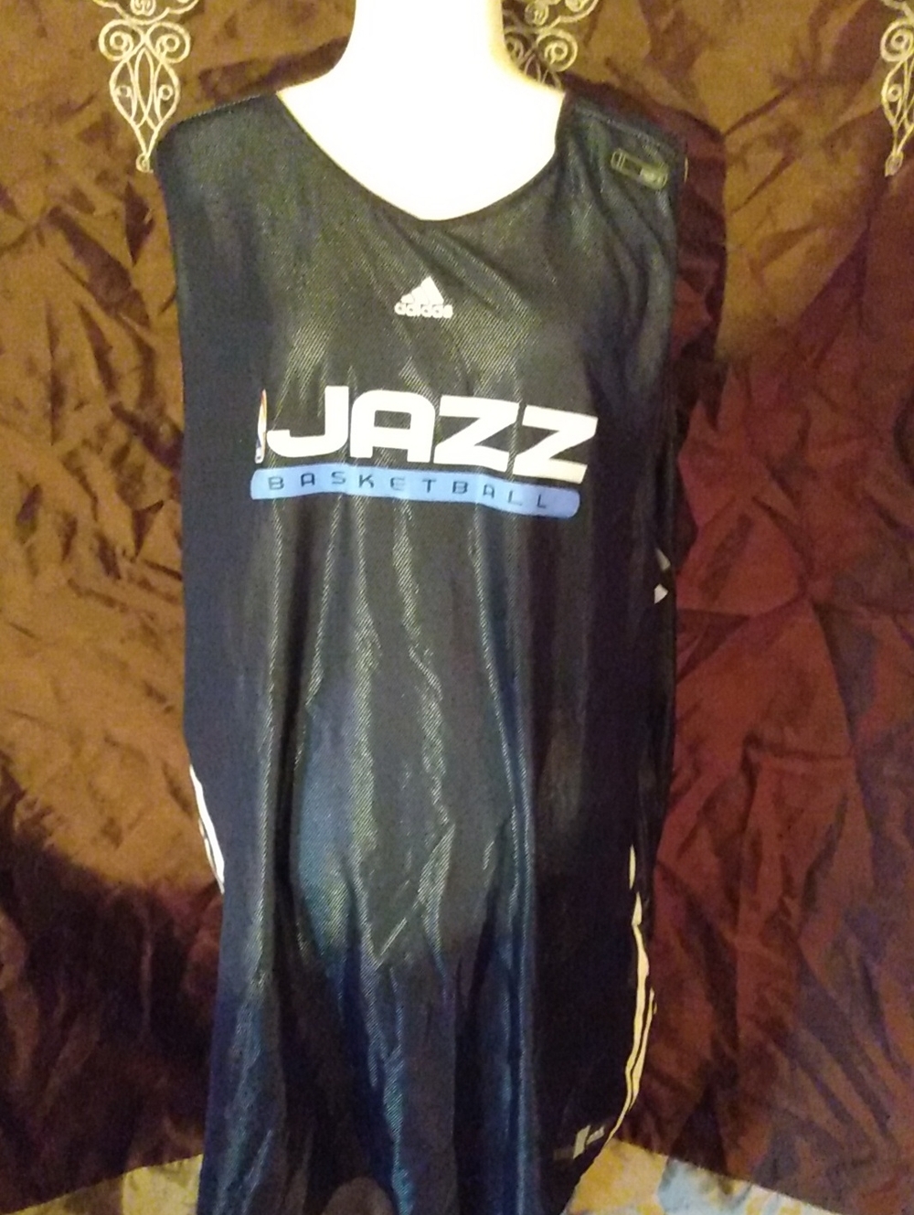 adidas White and Black Jersey Tag - 4XL Tall